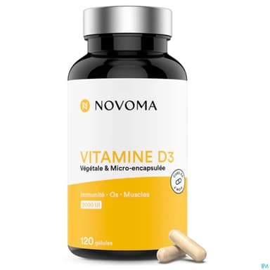 Novoma Vitamine D3 2000ui Gelule 120