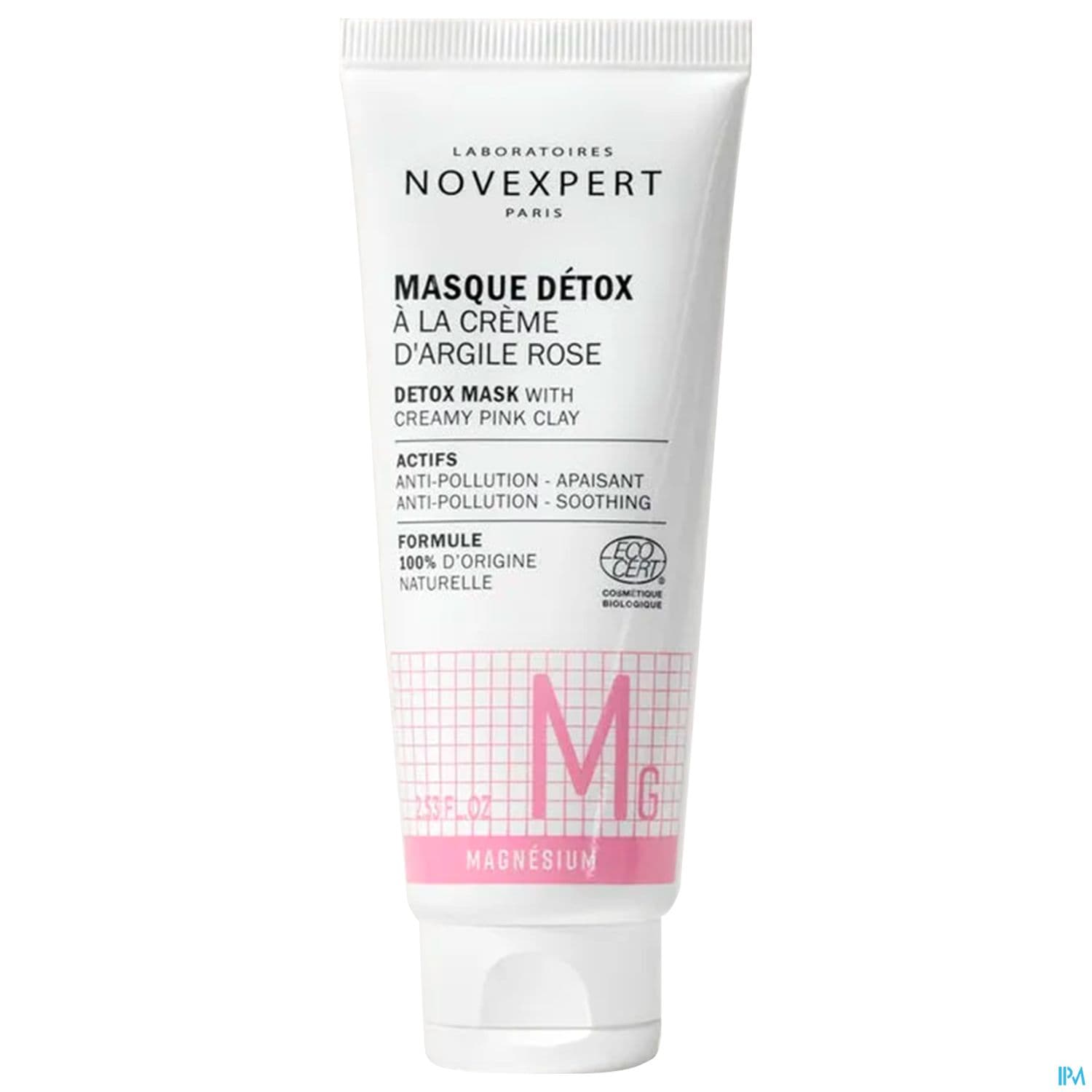 Novexpert Masque Detox A La Creme Argile Rose 75ml