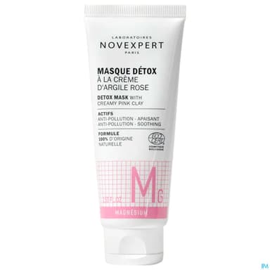 Novexpert Masque Detox A La Creme Argile Rose 75ml