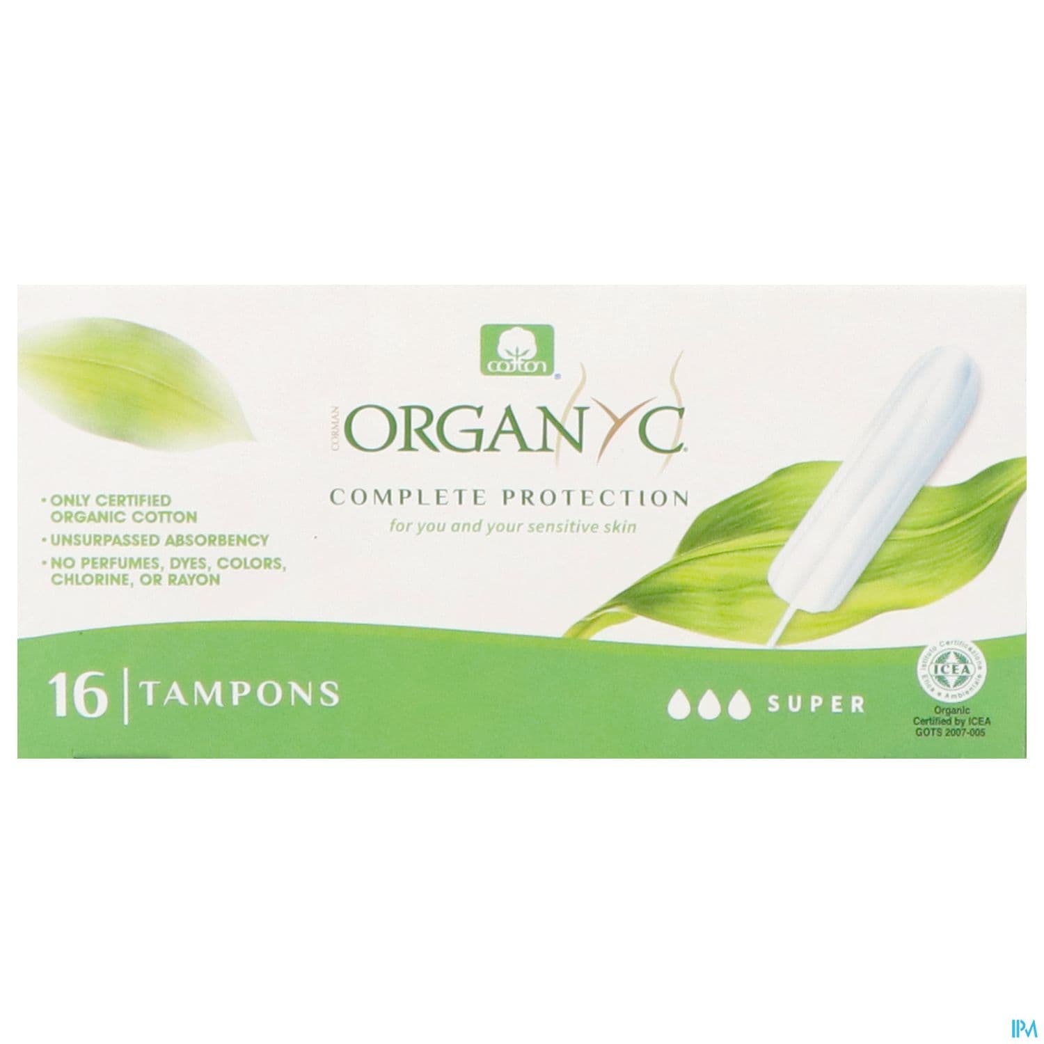 ORGANYC TAMPON DIGITAL BIO SUPER16