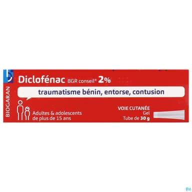 DICLOFENAC 2% BGR CONS GEL TUB30G