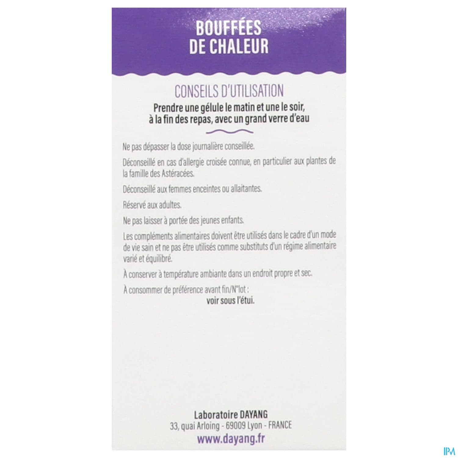 DAYANG BOUFFEE CHALEUR GELULE 60