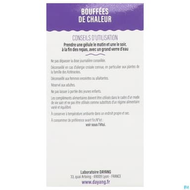 DAYANG BOUFFEE CHALEUR GELULE 60