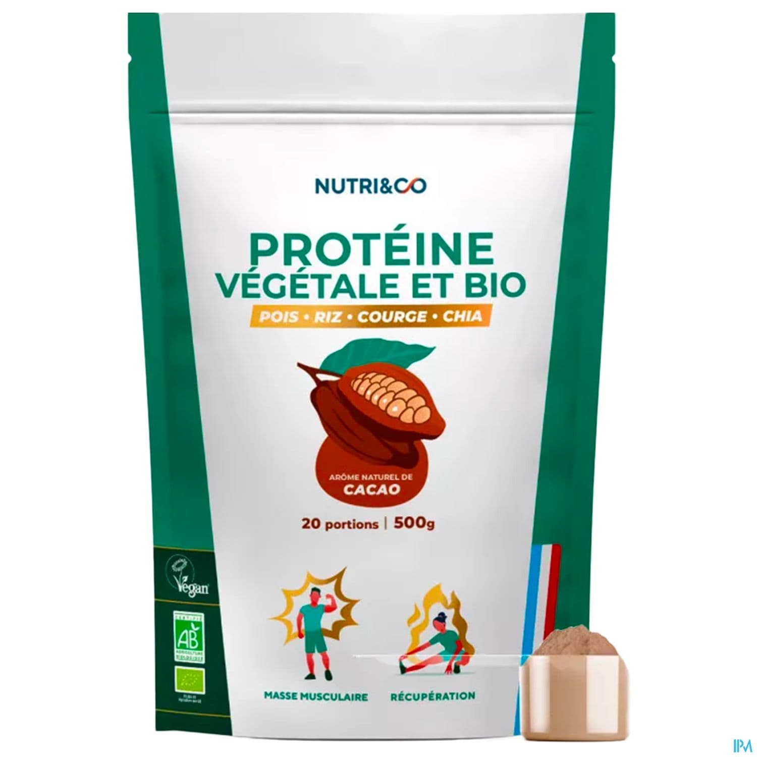Nutri Co Proteine Vegetale Et Bio Poudre 500g