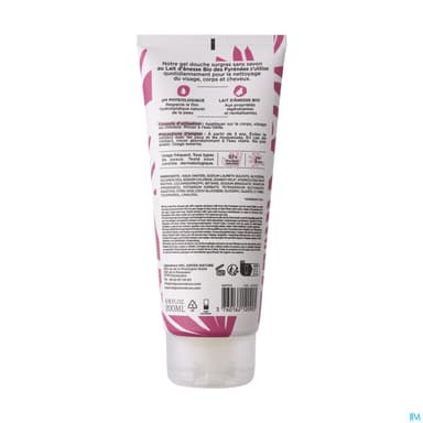 Mkl Green Nature Gel Douche Lait D'anesse Des Pyrenees Cosm'ethik 200ml