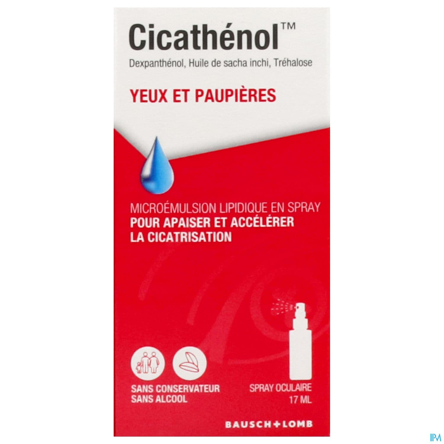 CICATHENOL YEUX PAUPIERE SPR 17ML