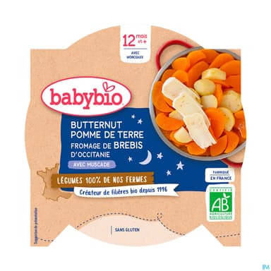 BABYBIO BON/NUIT PDT RGE/FROMAG230