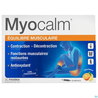 3C PHARMA MYOCALM EQUILIB AMP20
