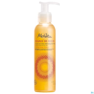 Melvita Source De Roses Huile Lactee Demaquillante Bio 145ml