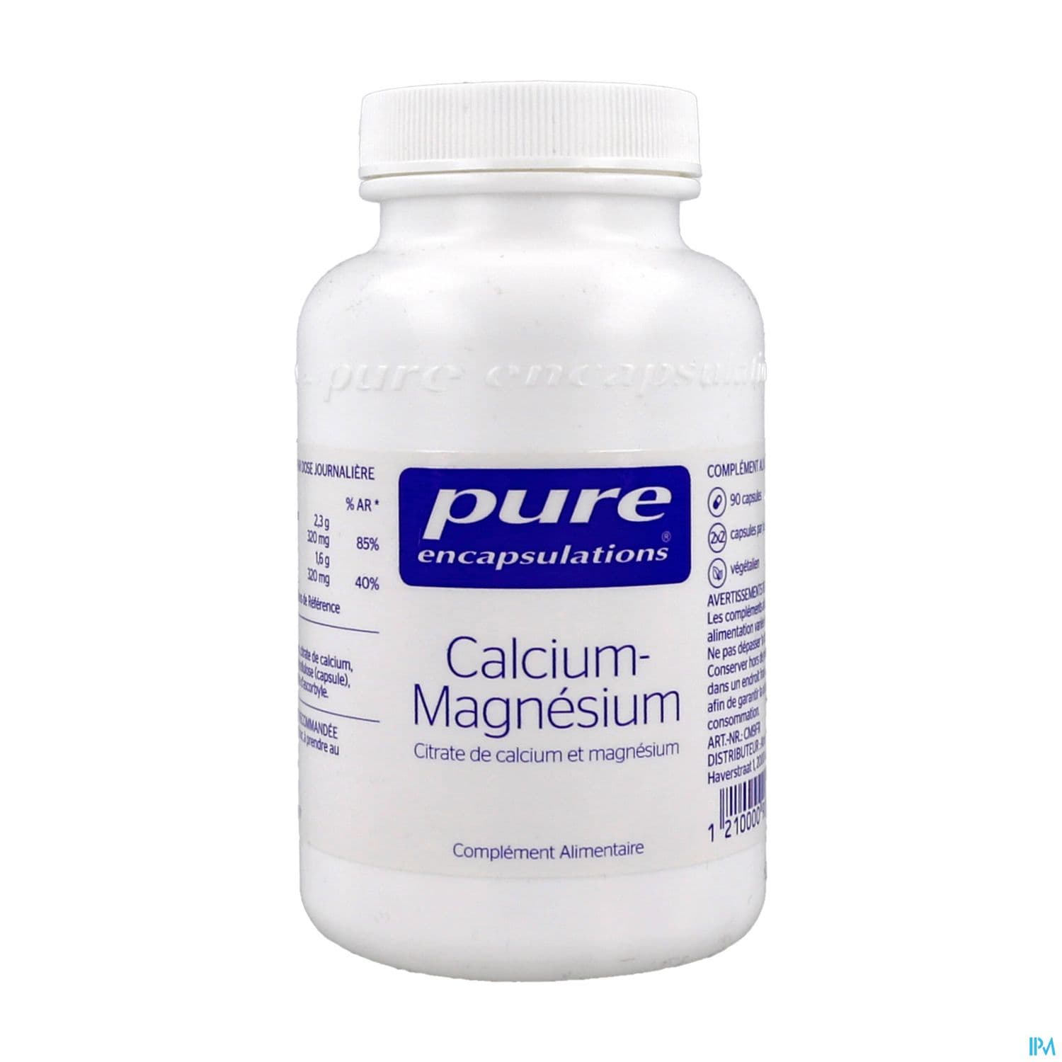 PURE ENCAPSULAT CALC/MAGNE CAPS 90