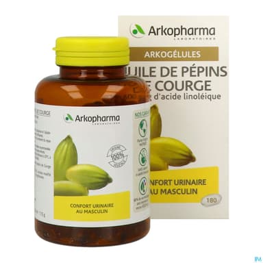 ARKOG HUILE PEP COURGE CAPS 180