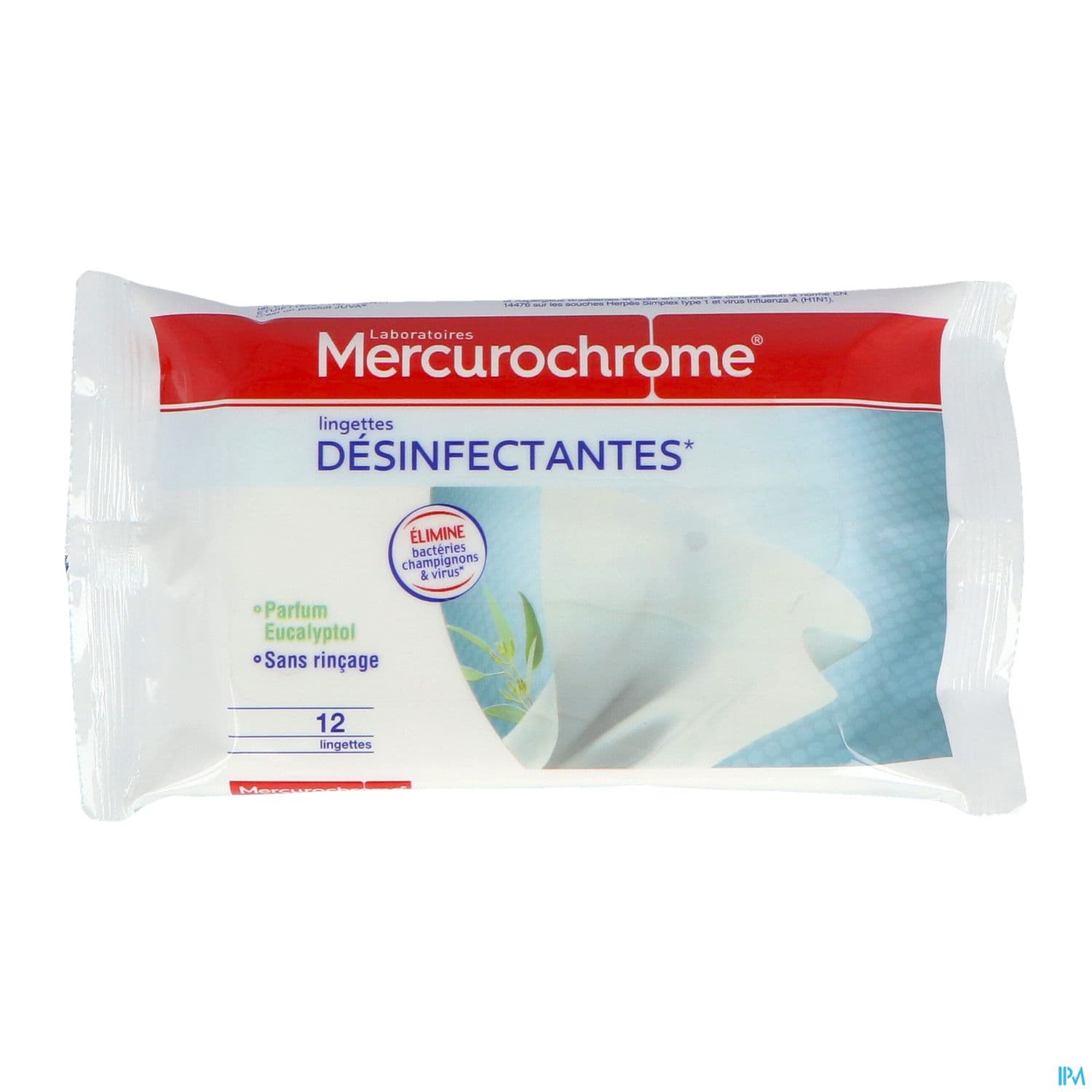 Mercurochrome Lingette Desinfectante 12