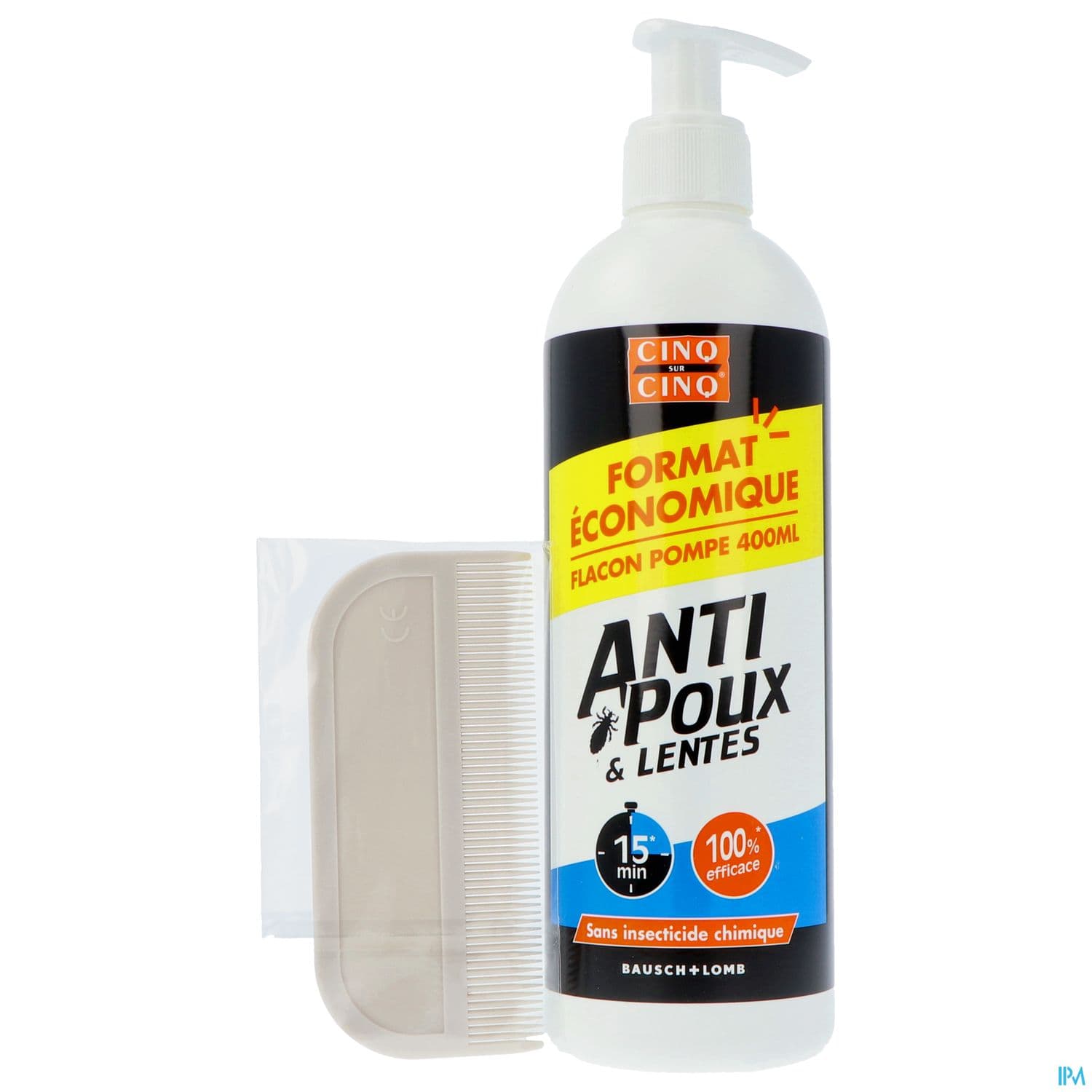 CINQ/CINQ SH NATURA A/POUX400ML