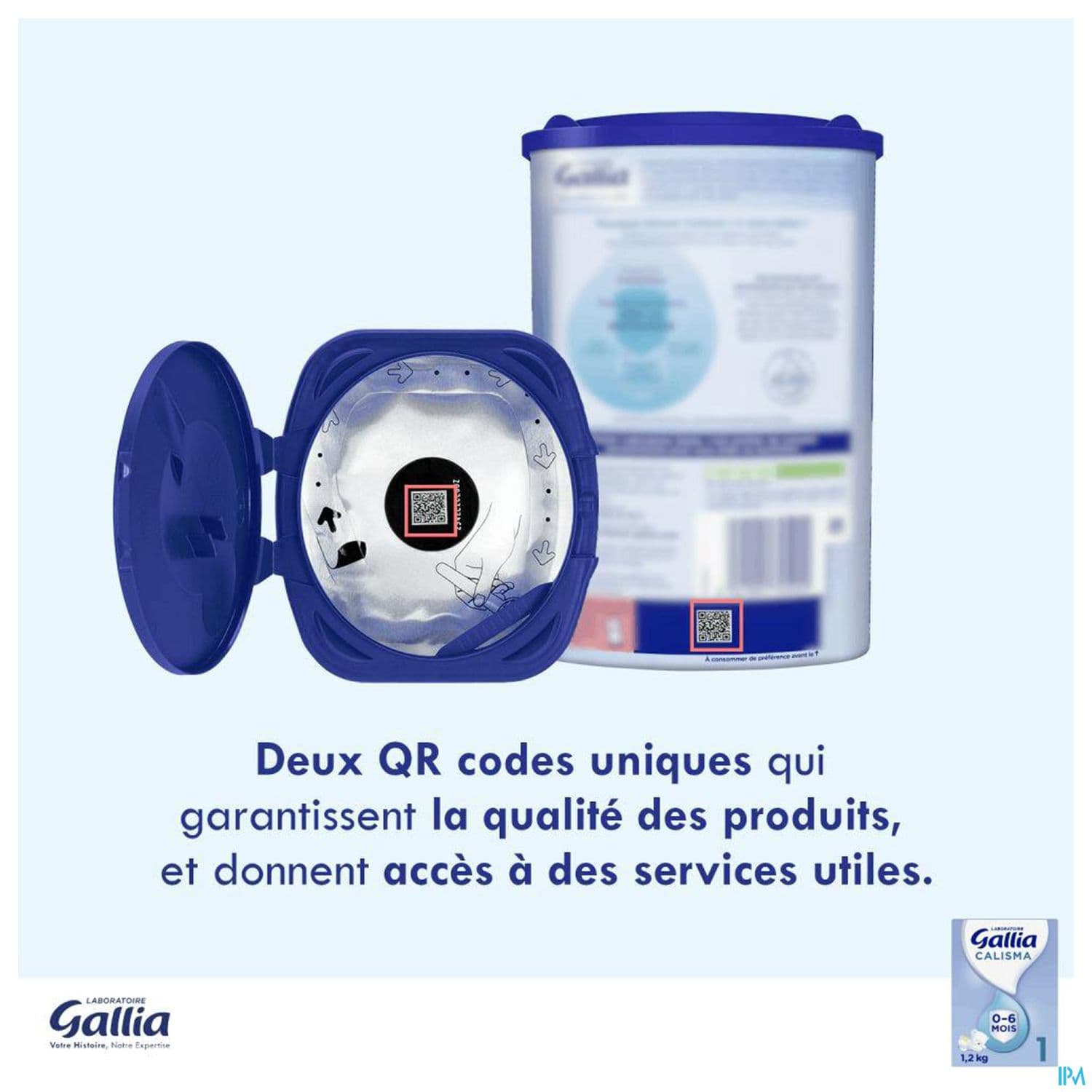 GALLIA CALISMA 1AGE LAIT PDR 1200G