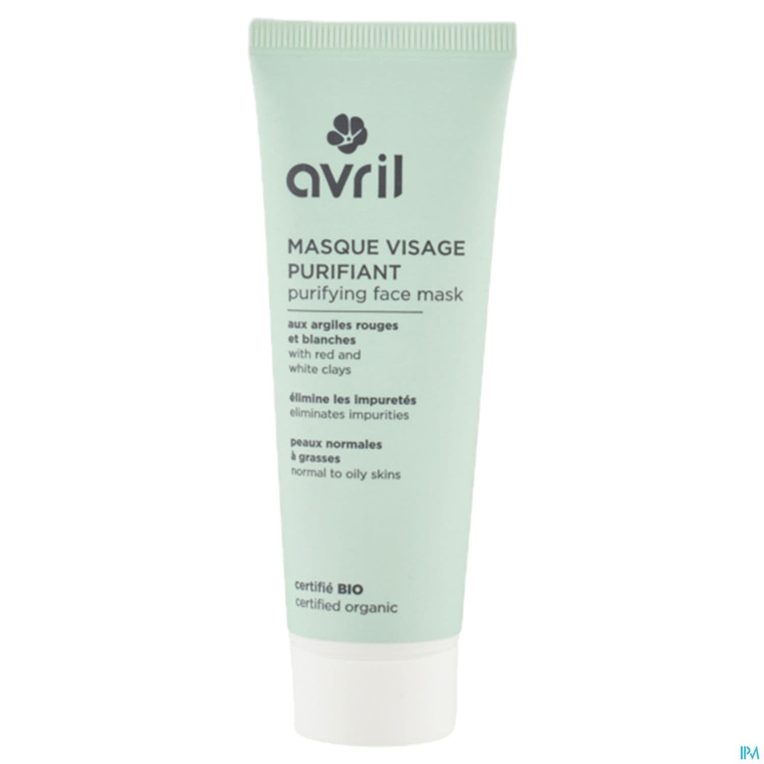 Avril Masque Visage Purifiant Certifie Bio 50ml
