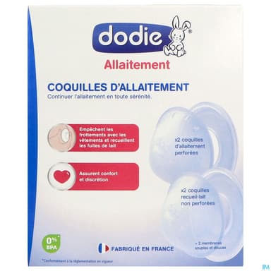 Dodie Coquille Allaitement X4