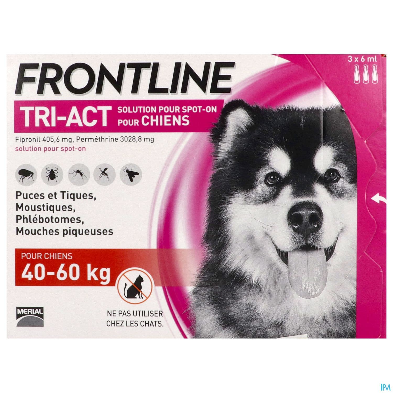 Frontline Tri Act Spot On Chien Xl Solution X3
