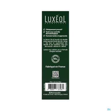Luxeol Serum Cils Sourcils 10ml