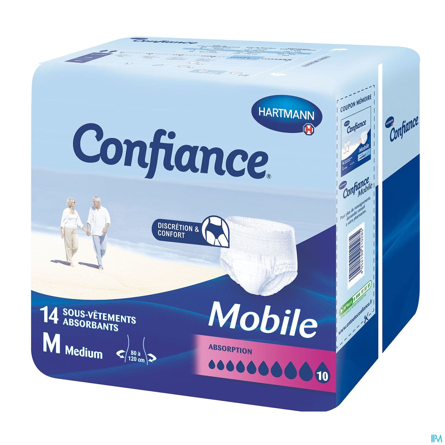 Hartmann Confiance Mobile Absorption 10 Slip Absorbant M 14