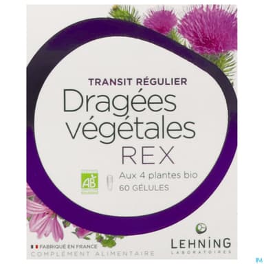 Dragees Vegetale Rex Gelule 60