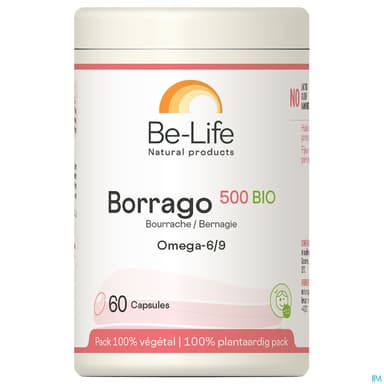 BE-LIFE BORRAGO 500 CAPS 60