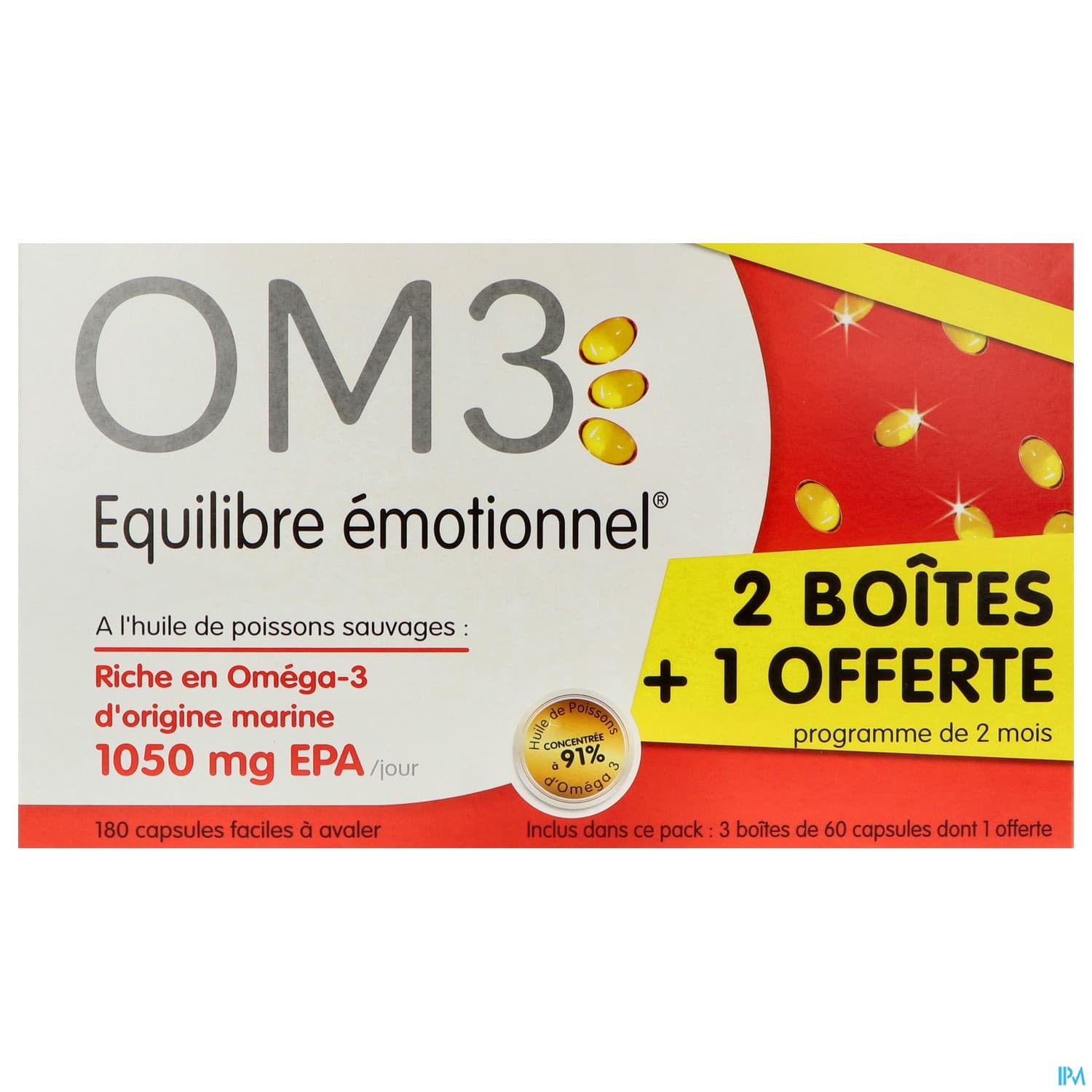 Om3 Equilibre Emotionnel Formule Originale Capsule 60 X3