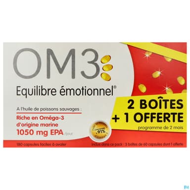 Om3 Equilibre Emotionnel Formule Originale Capsule 60 X3