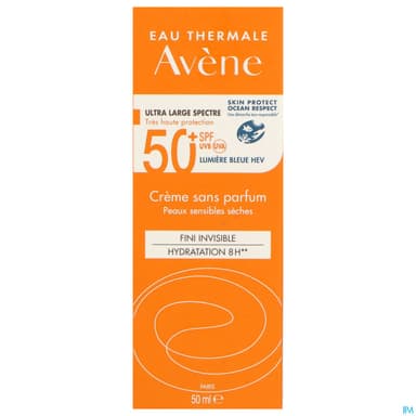 AVENE SOL SPF50+ CREME S/PARF 50ML