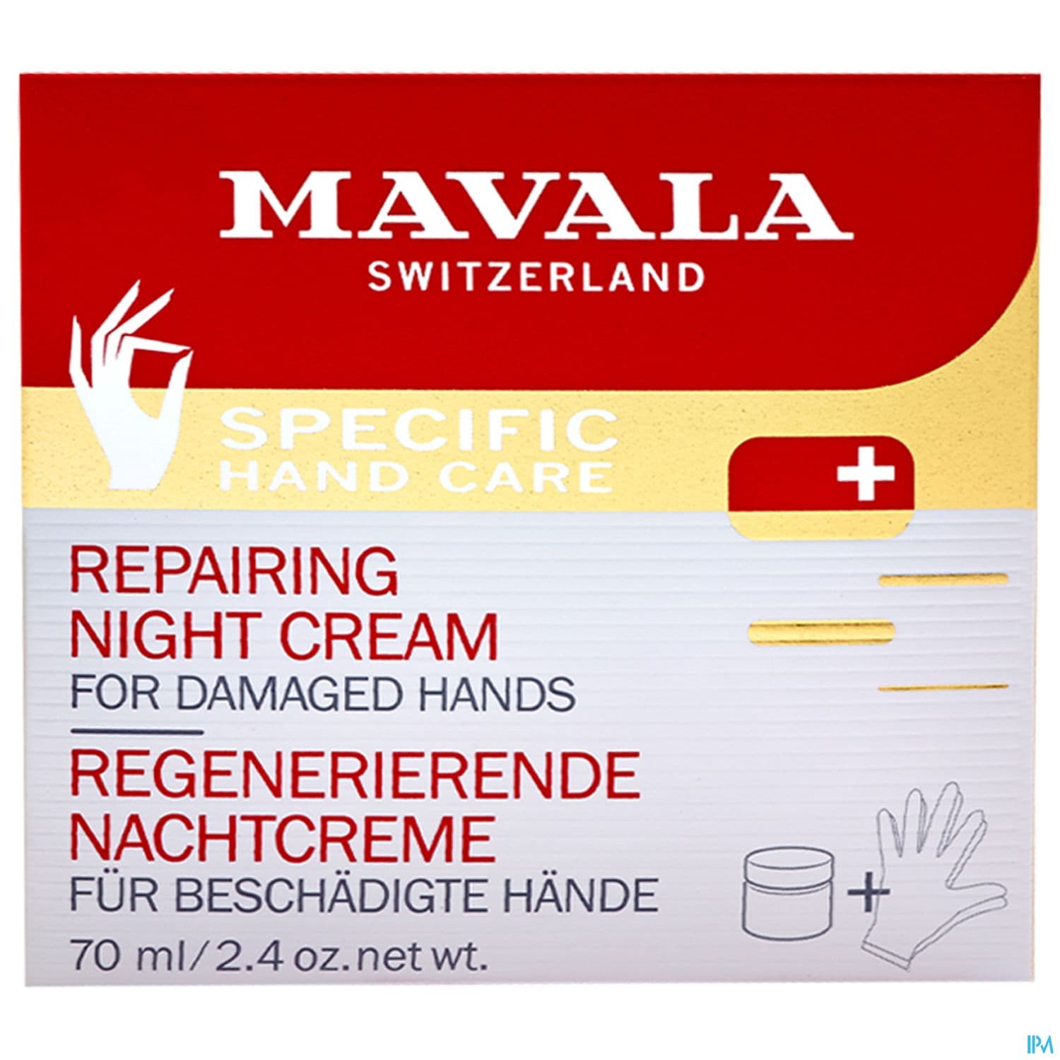 MAVALA CREME NUIT REPAR MAINS 70ML