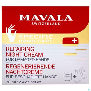 MAVALA CREME NUIT REPAR MAINS 70ML