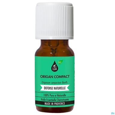 Lca Huile Essentielle D'origan Compact Bio 10ml