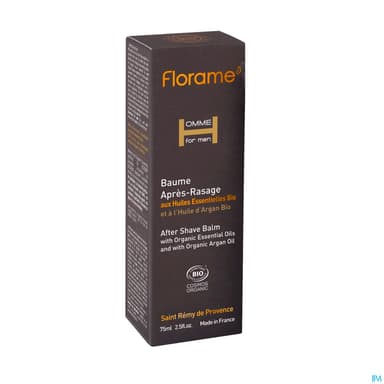Florame Homme Baume Apres Rasage Bio 75ml