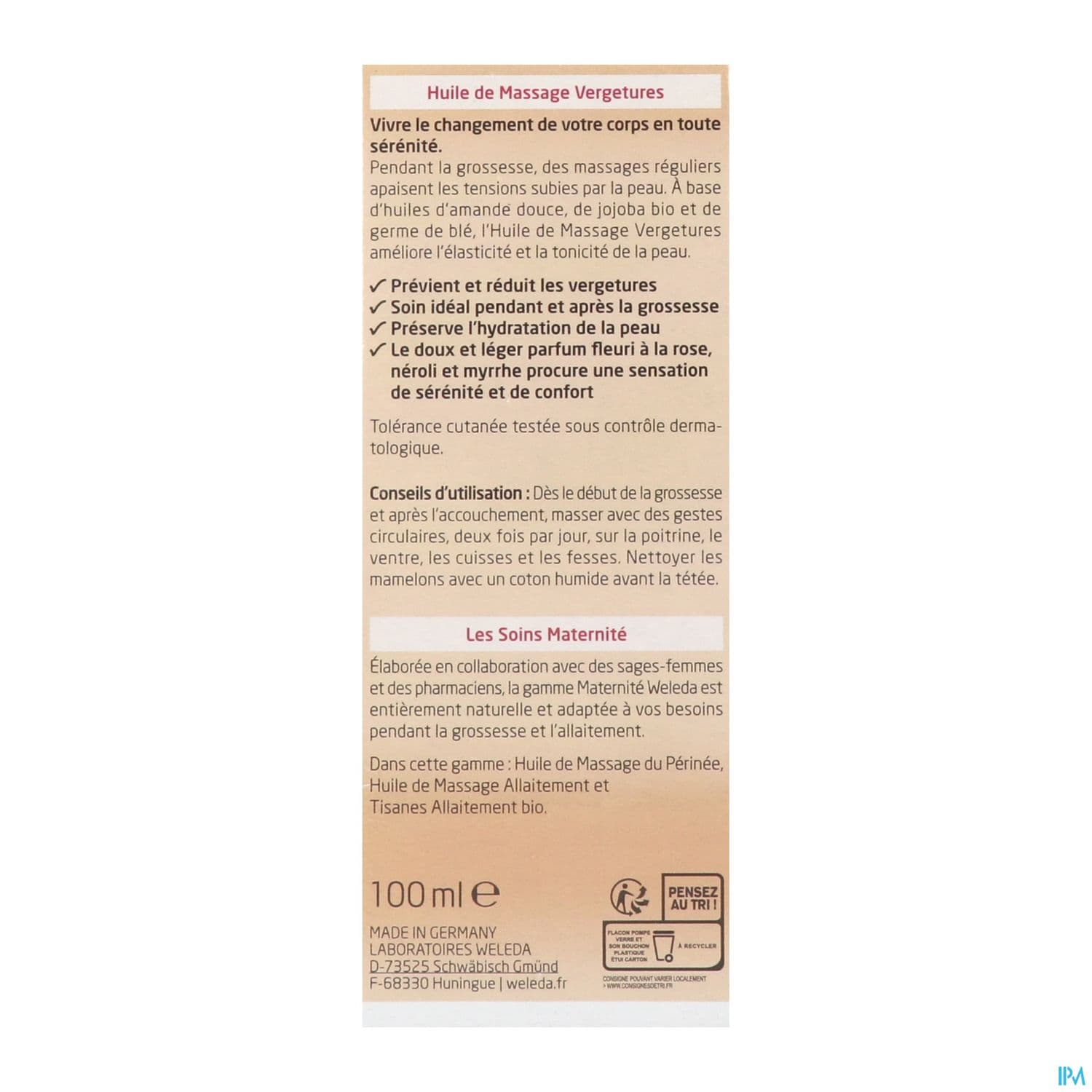 WELEDA HLE MASSAGE VERGET 100MLX2