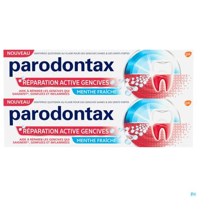 PARODONTAX DENT REPAR ACTIV 75MLX2