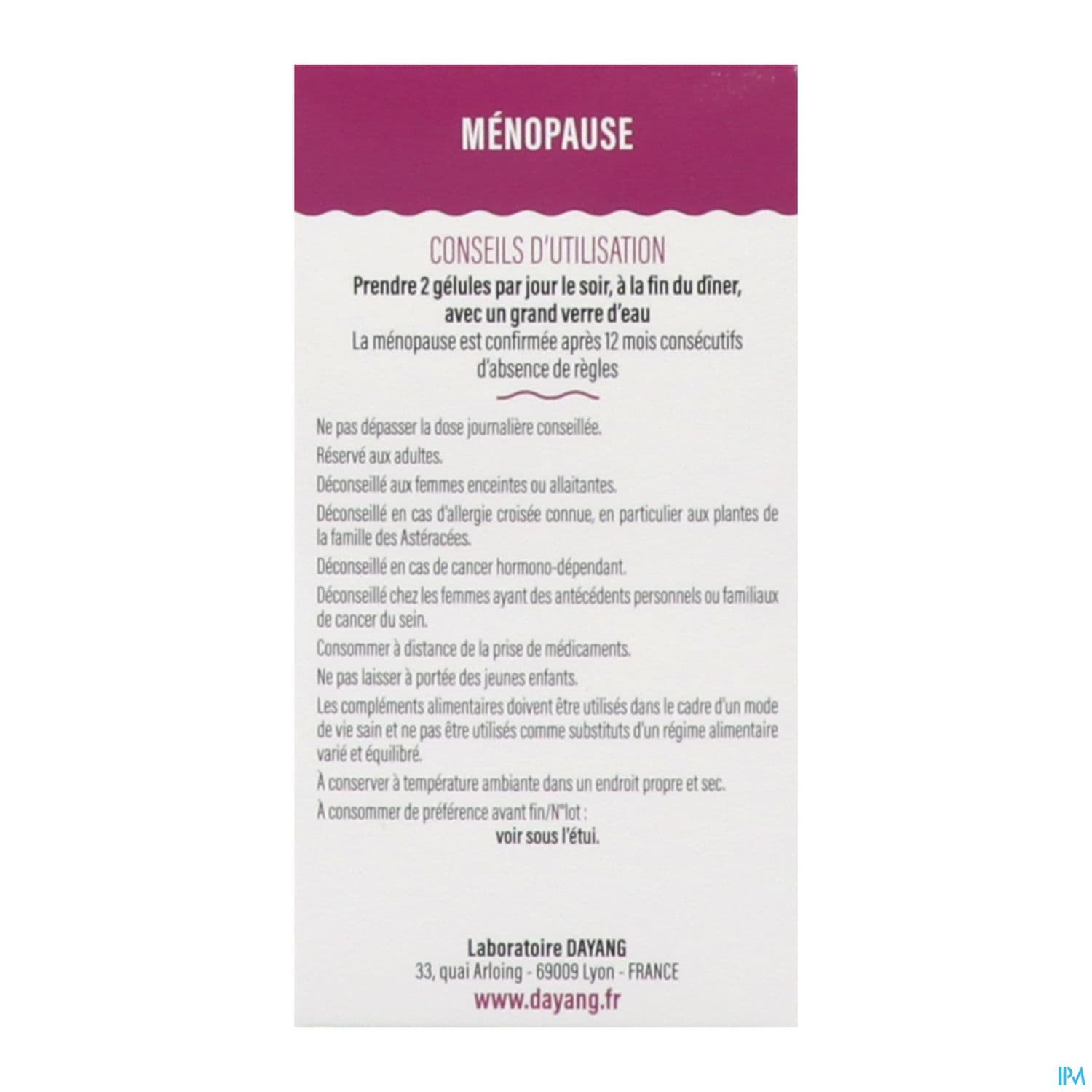 DAYANG MENOPAUSE GELULE 60