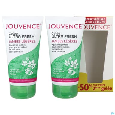 Abbe Soury Jouvence Circulation Gelee Ultra Fresh 150ml Duopack