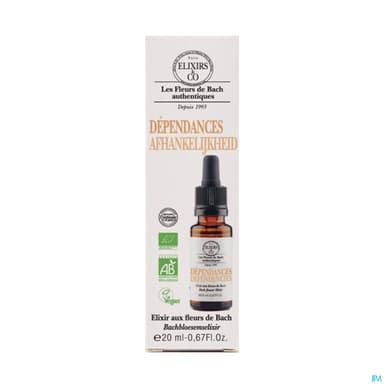 Elixirs Co Les Fleurs De Bach Dependances Bio Gouttes 20ml