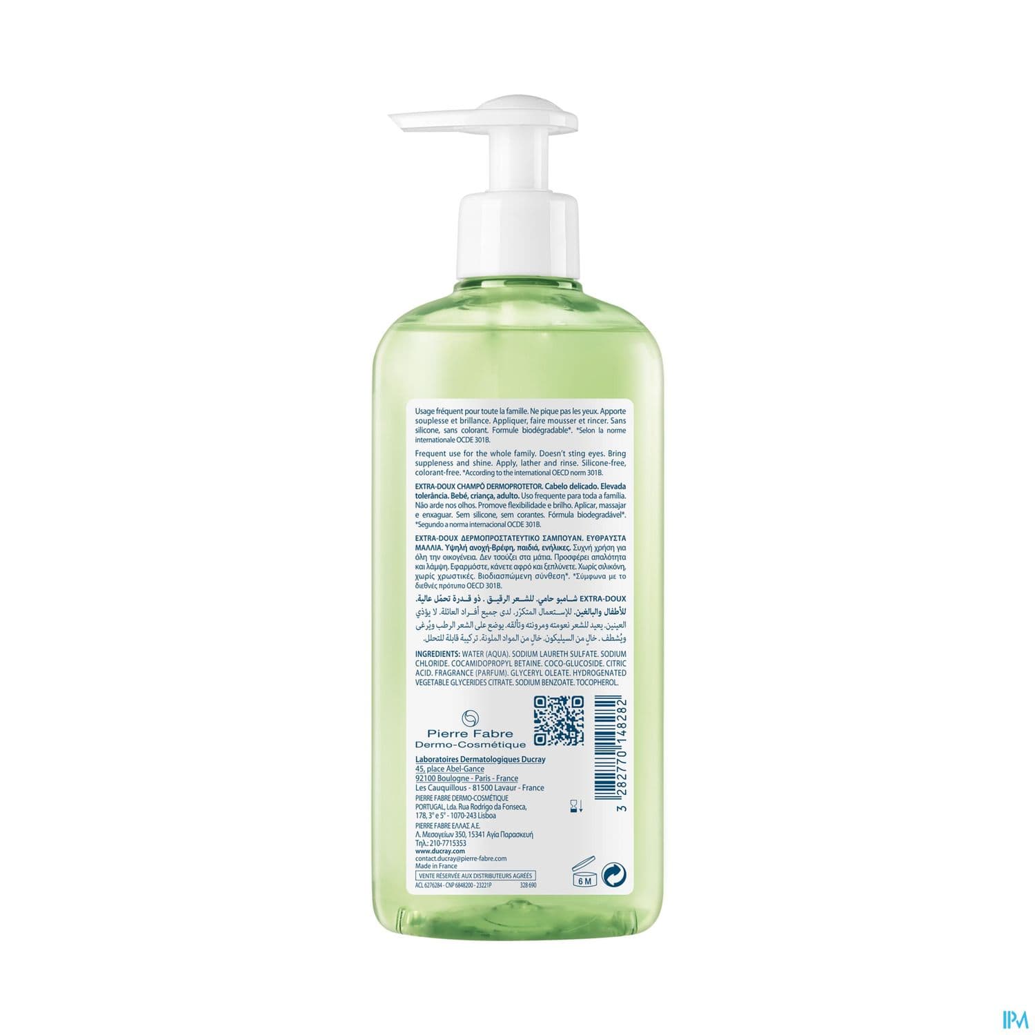 DUCRAY SH EXTRA DOUX POMPE 400ML