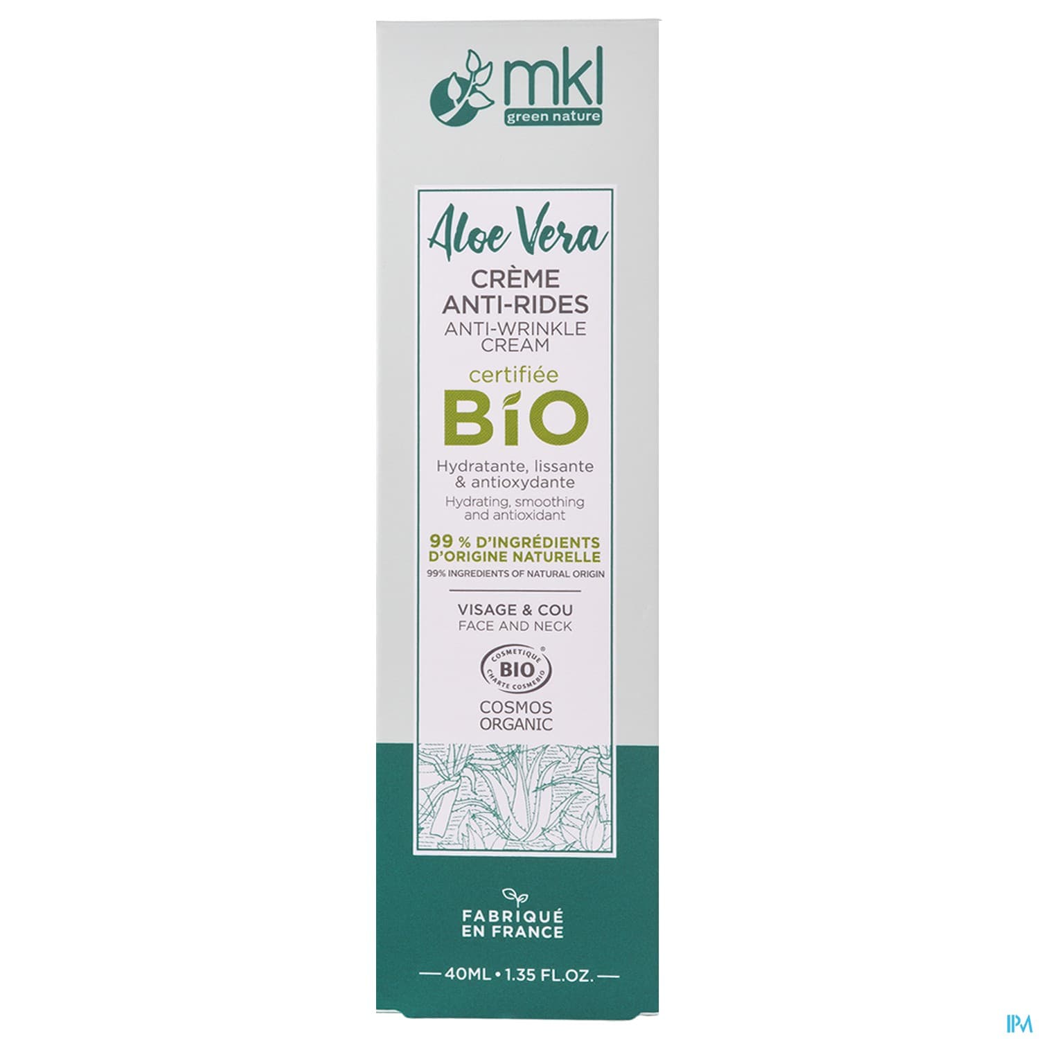 MKL CR VIS ALOE VERA BIO 40ML