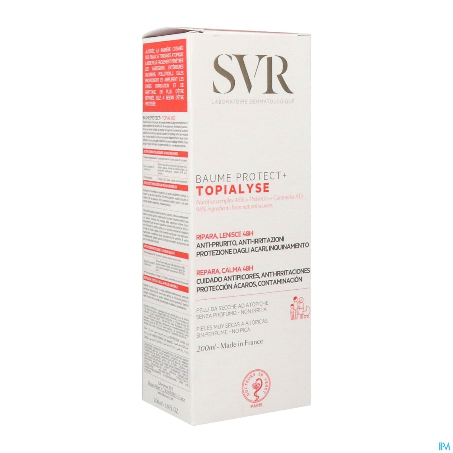 SVR TOPIALYSE BAUME PROTECT+ 200ML