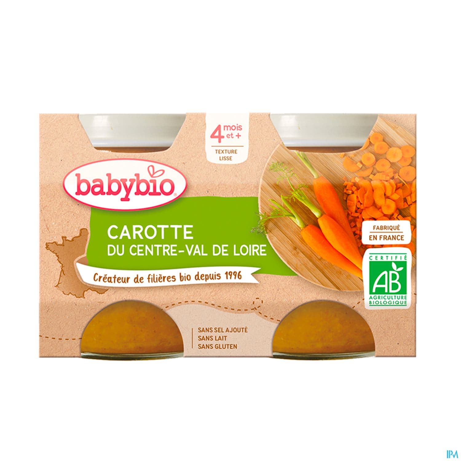 BABYBIO CAROTTE LANDE 2X130G