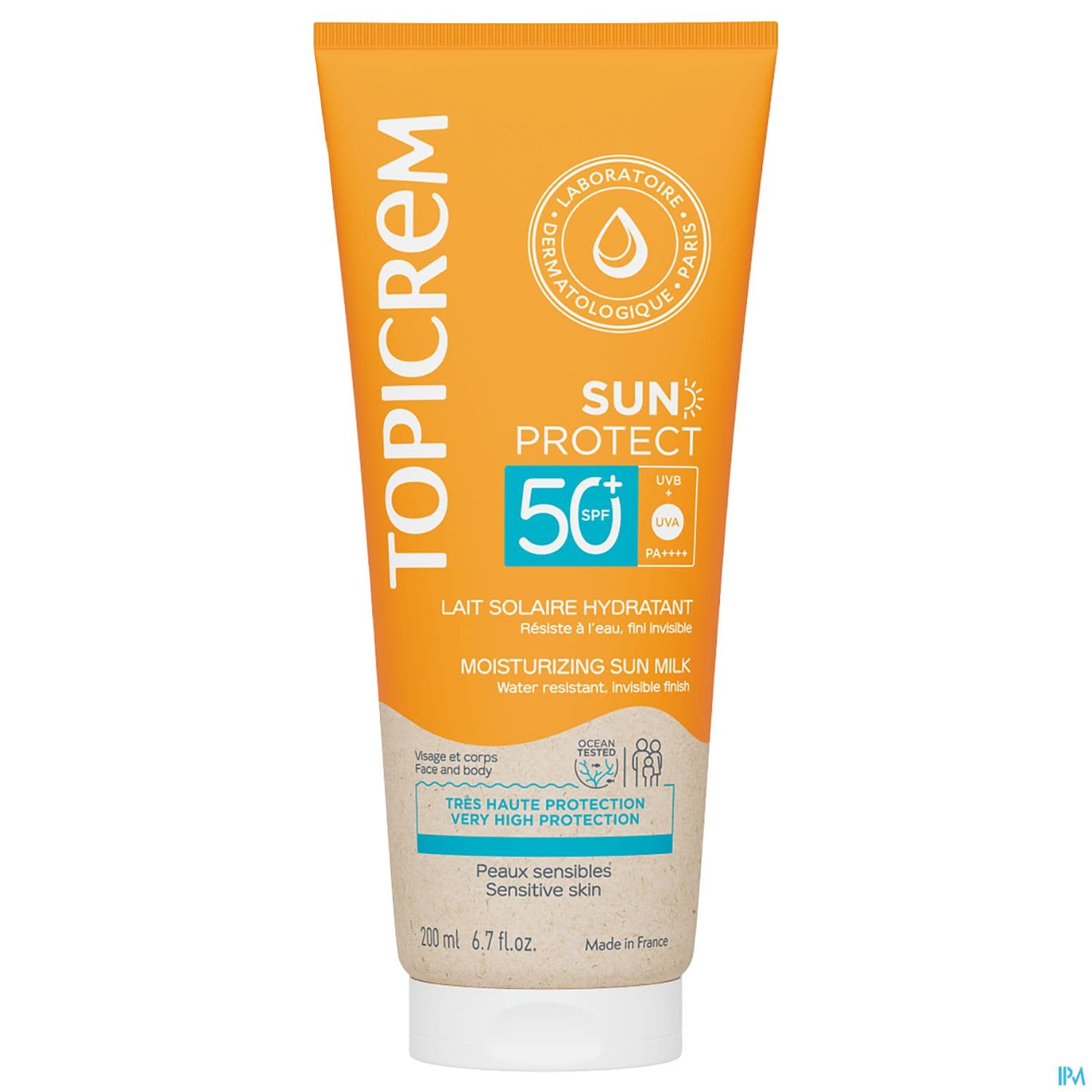 TOPICREM SUN PROT LAIT SPF50+200ML