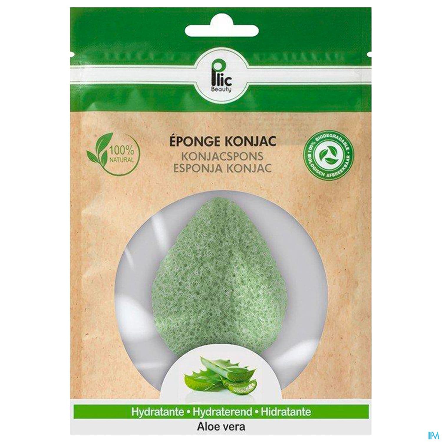 Plic Beauty Eponge Konjac Aloe Vera