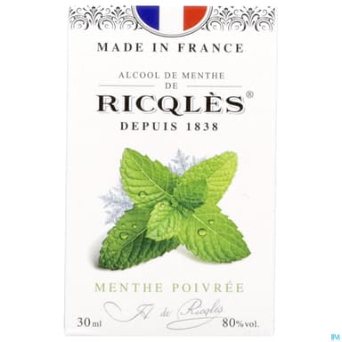 Ricqles Alcool De Menthe 30ml