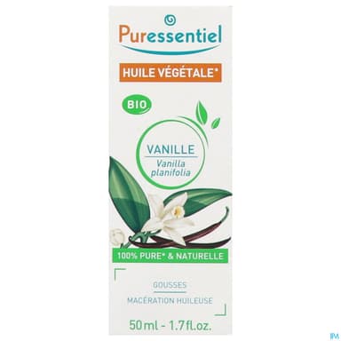 Puressentiel Huile Vegetale Bio Vanille 50ml