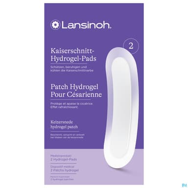 Lansinoh Patch Hydrogel Cesarienne Apaisant Et Cicatrisant 1