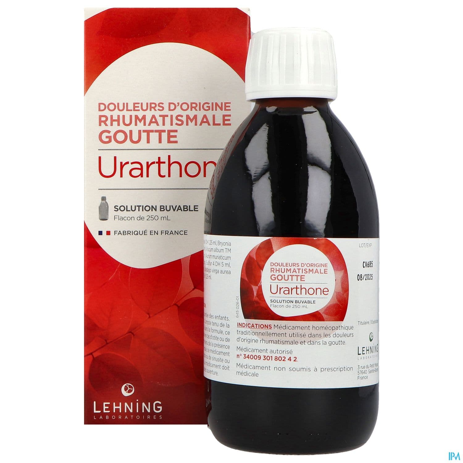 Urarthone Solution Buvable 250ml