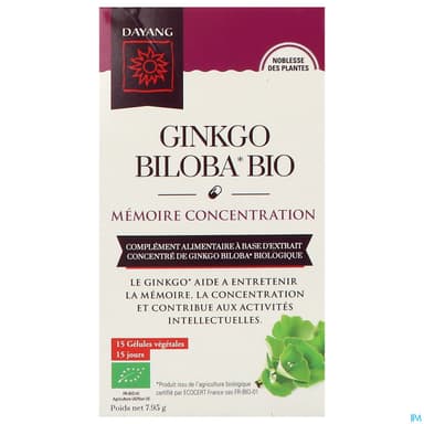 Dayang Ginkgo Biloba Bio Gelule 15