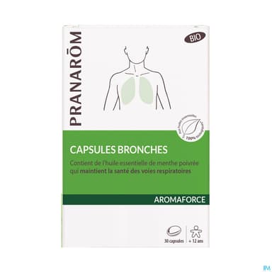 Pranarom Aromaforce Bronches Eubiarom Bio Capsule 30