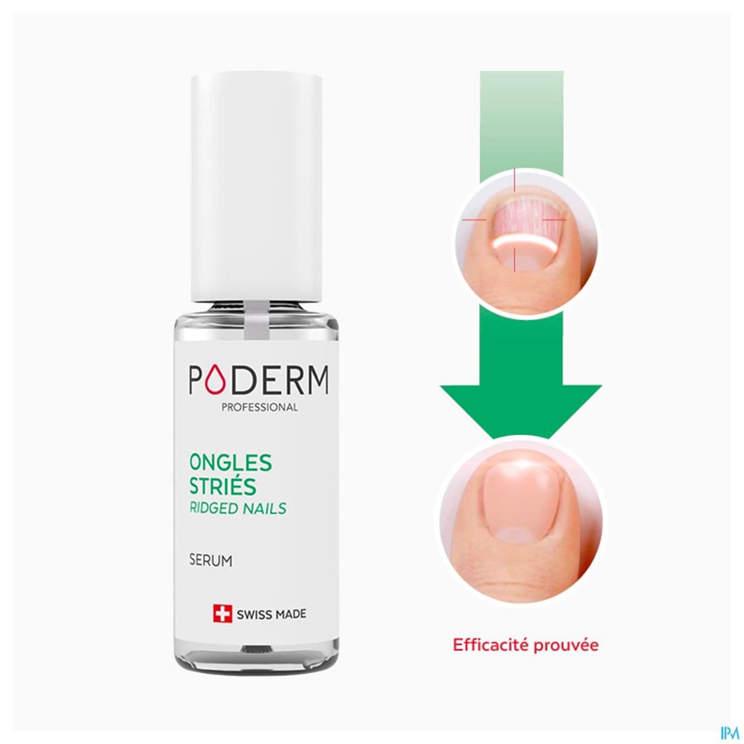 PODERM HLE NOURRIS ONGLE STRIE 8ML